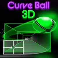 Curve Ball 3D - A 3D version of the classic pong game where you control a paddle to bounce a ball and defeat your opponent.